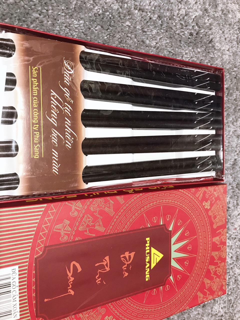Bộ 10 Đôi Đũa Gỗ Cẩm Xoắn Cao Cấp