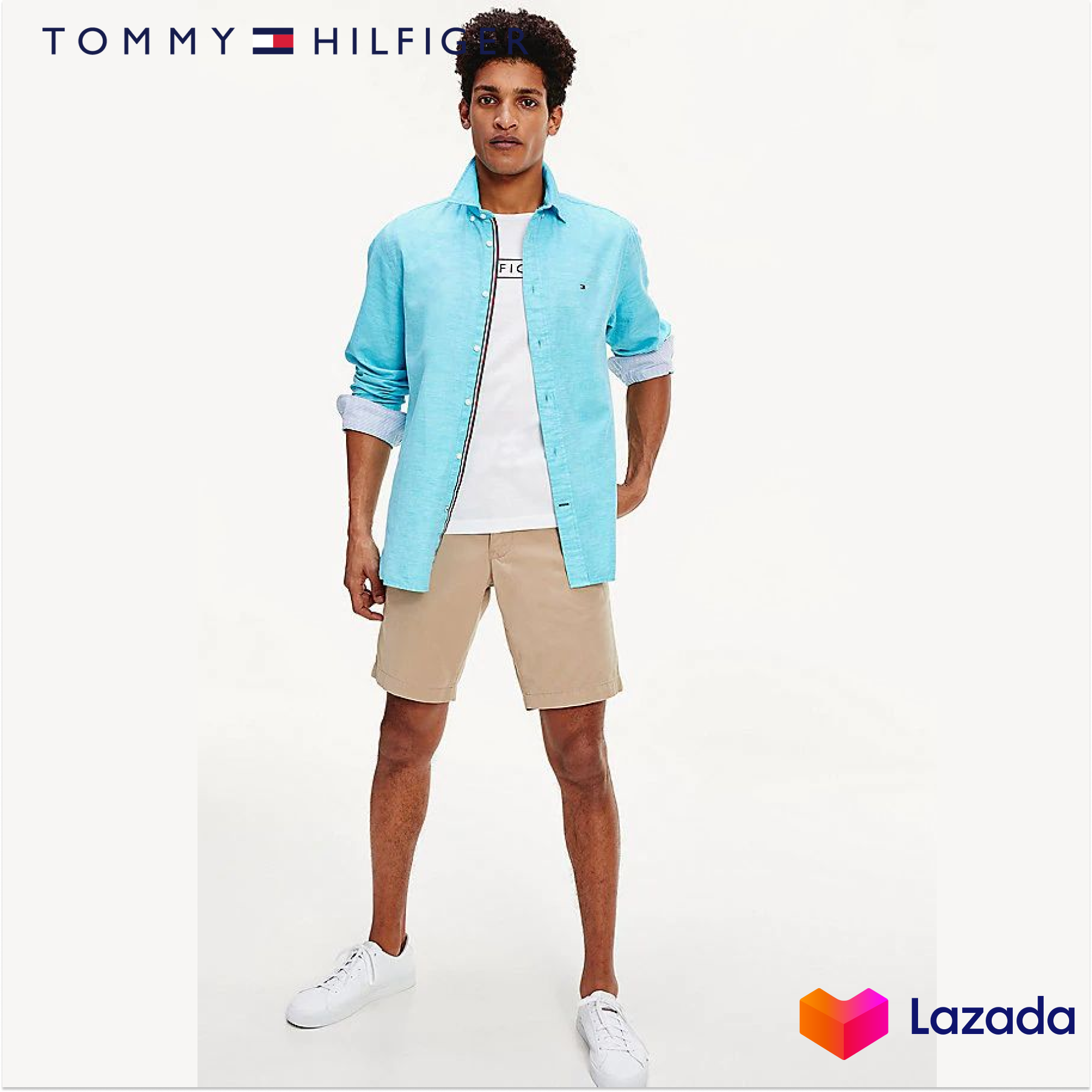 TOMMY HILFIGER  - Quần Short Nam MW0MW13536AEG