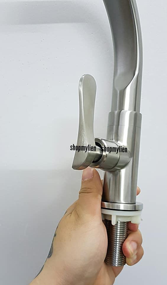 [Q.Tân Bình] Vòi rửa chénvòi rửa bát lạnh inox SUS 304