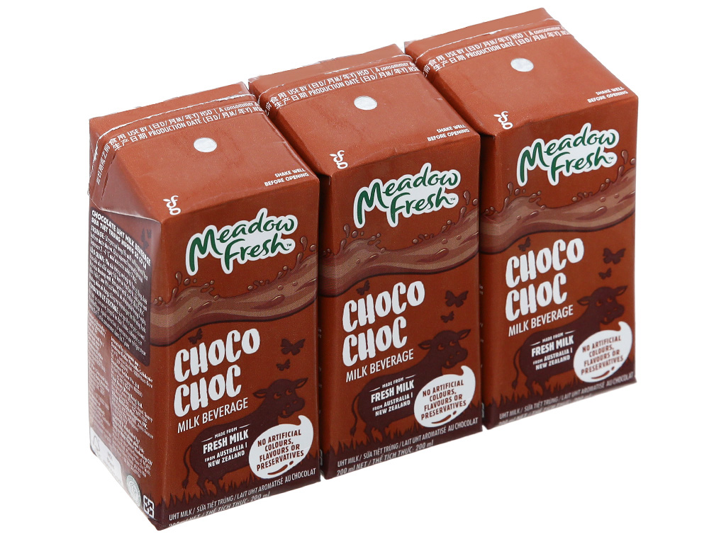 [Thùng 24 Hộp] Sữa Tươi Meadow Fresh Socola - Chocolate 200ml - Nhập khẩu Úc