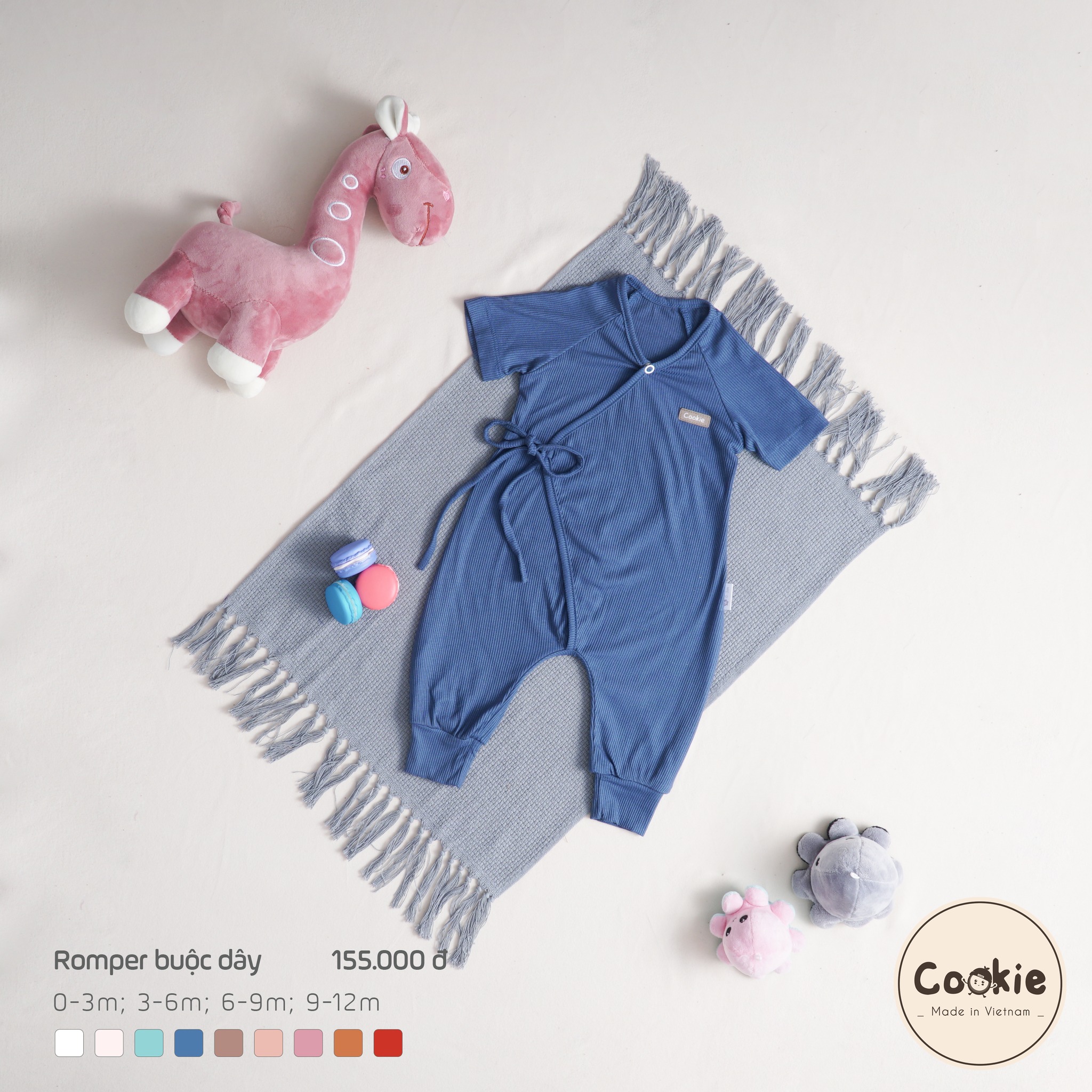 Cookie Romper buộc dây