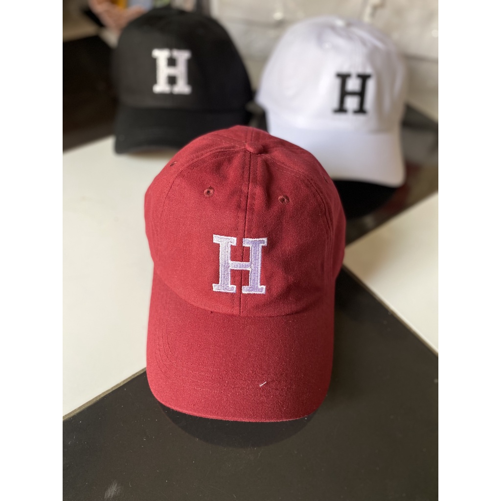 Mũ lưỡi trai, nón nữ thêu chữ H phong cách thời trang unisex nam nữ, Hayna Hats M56