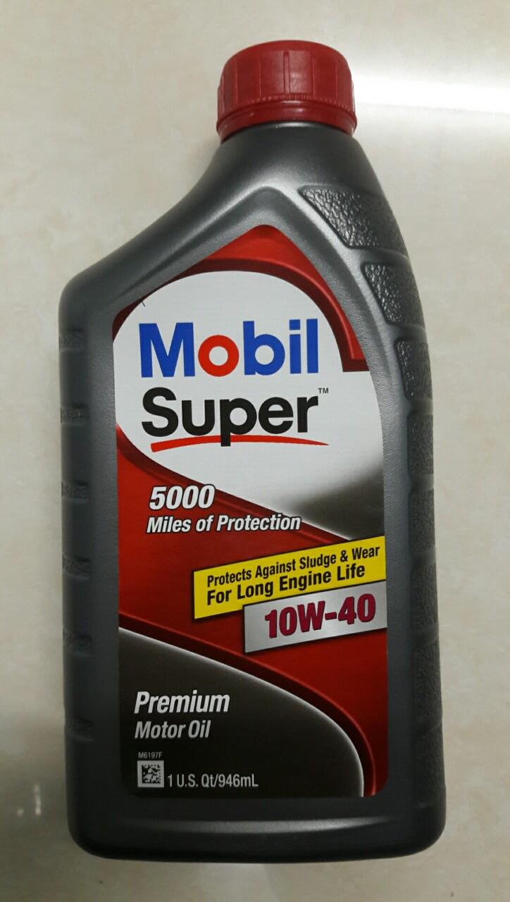 [HCM]Dầu nhớt Mobil Super 10W-40 946ml