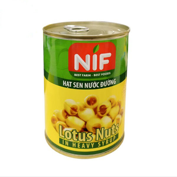 Hạt Sen Nước Đường NIF lon 560g-hsd:2025