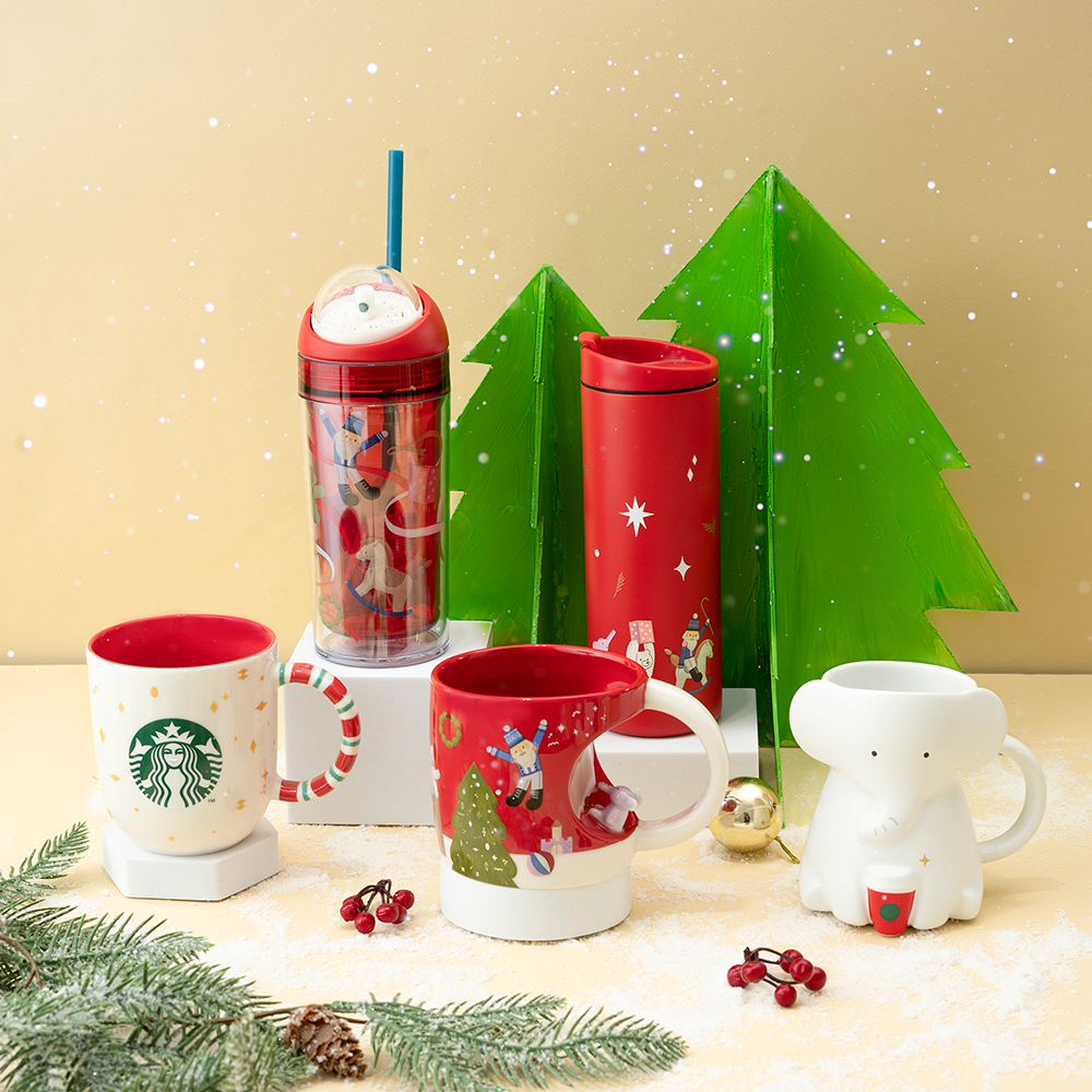 Cốc Sứ Mug Starbucks 12Oz (355ml) Ceramic Hol Candy Cane