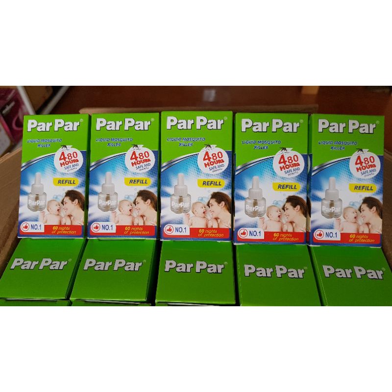 combo 5 Lọ tinh dầu đuổi muỗi Parpar 40ml