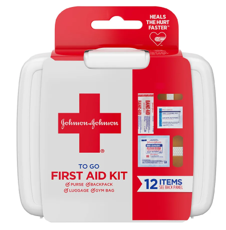 [HCM]HỘP SƠ CỨU Johnson & Johnson TO GO 12 MÓN