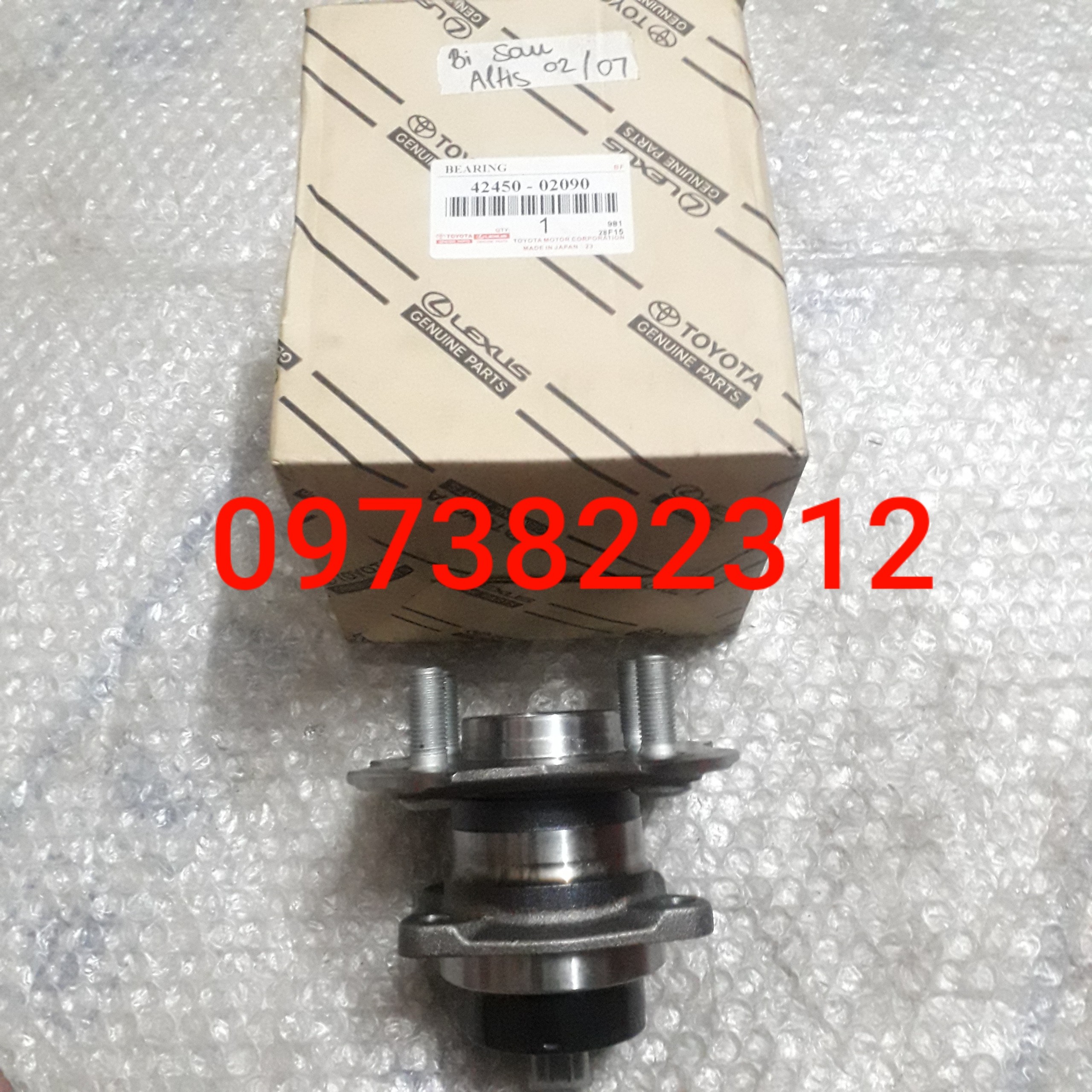 Cụm bi Moay ơ sau Altis 02-07 ( Giá 1 Chiếc )