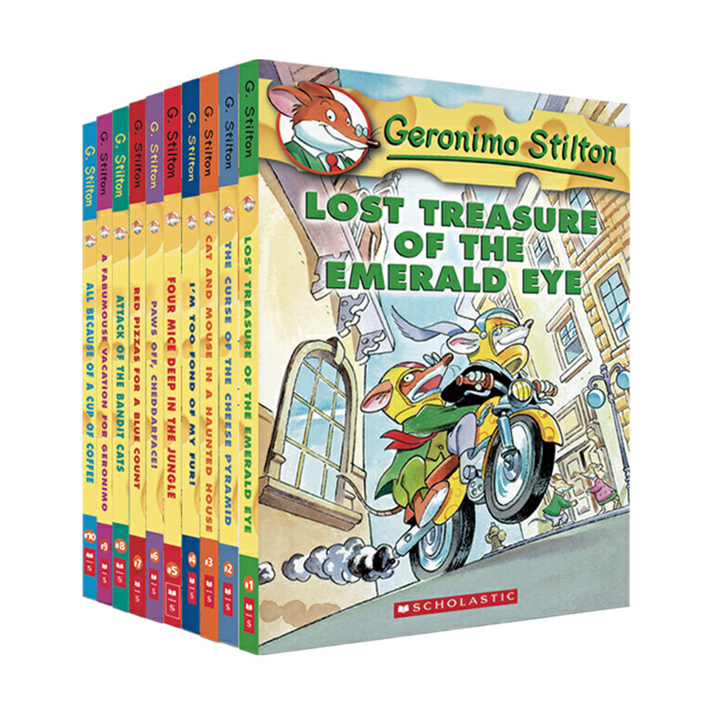 Geronimo Stilton Collection (Series 1-7) - 60q | Nhập Khẩu