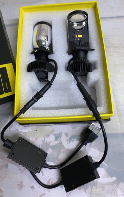Đèn pha LED bi cầu mini L6K.Siêu sáng đường cắt rõ nét.