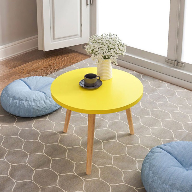 Bàn trà sofa vintage mặt tròn ( Mặt 50 cm)