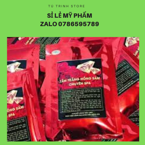 Combo 10 tắm trắng Hồng sâm chuyên spa