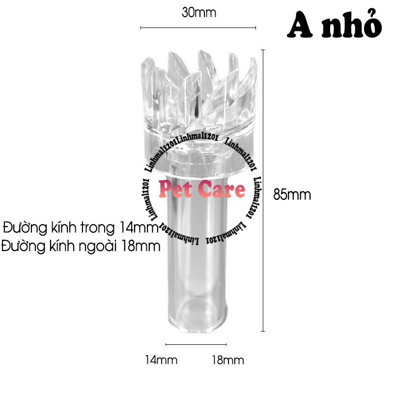 Đầu lọc váng xoay bể cá nhỏ
