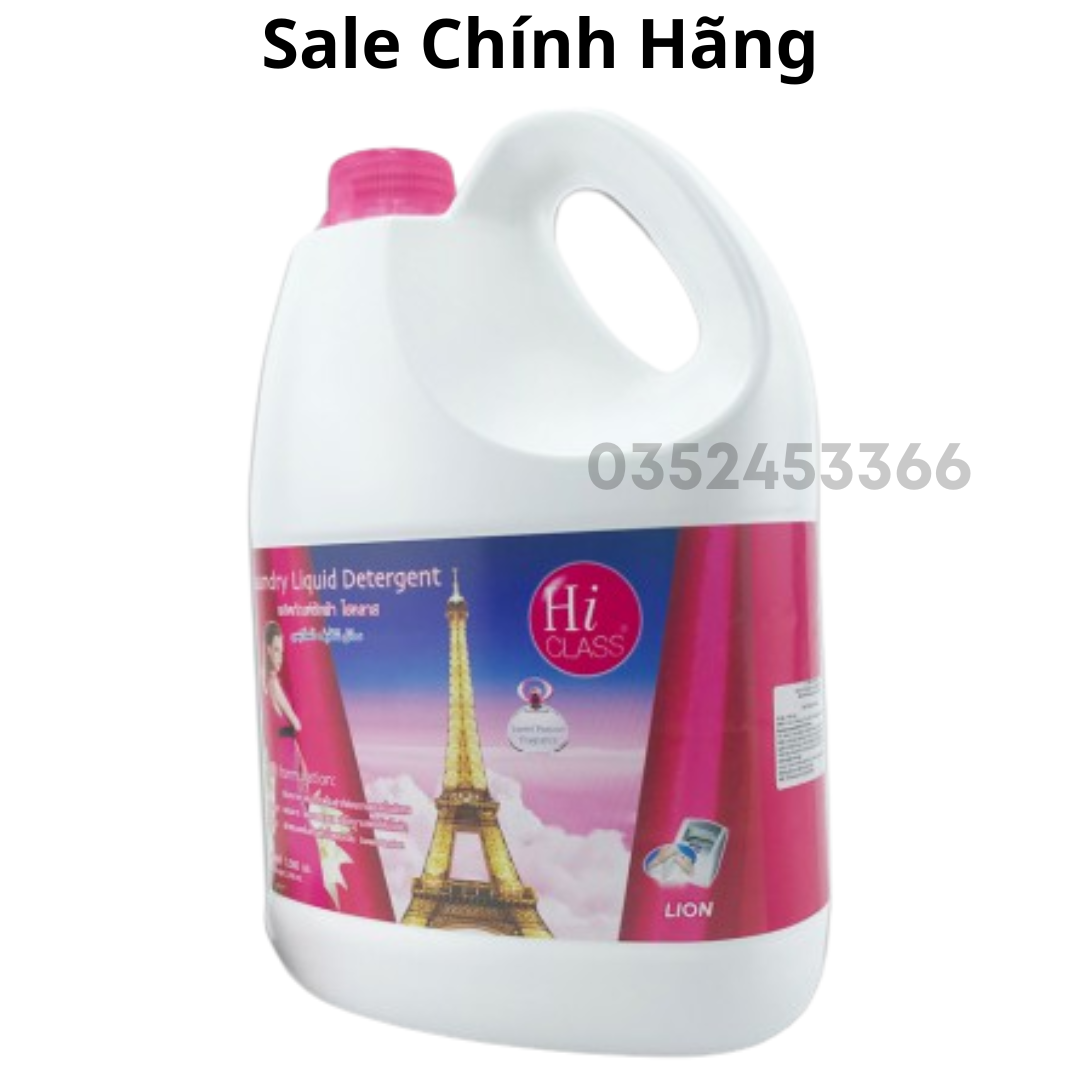 Nước Giặt Thái Lan Hiclass Can 3500ml Hàng Cao Cấp