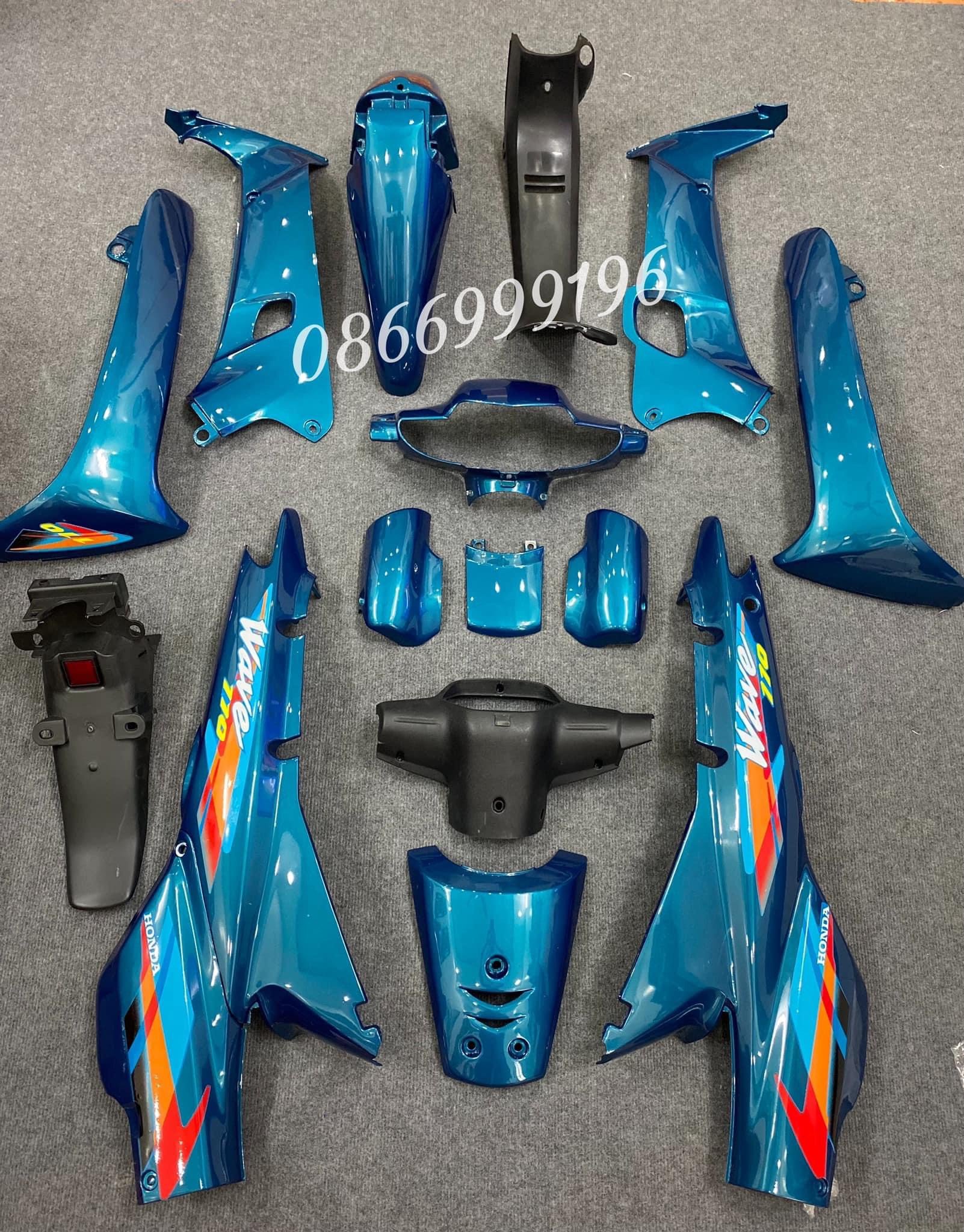 VỎ NHỰA WAVE ALPHA 2002, WAVE THÁI ĐỦ MÀU KÈM TEM