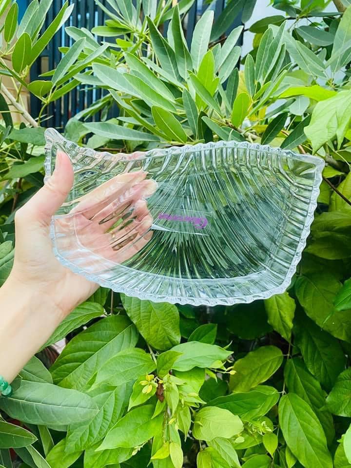 BỘ 2 KHAY THUỶ TINH CAO CẤP QUÀ GLUCERNA