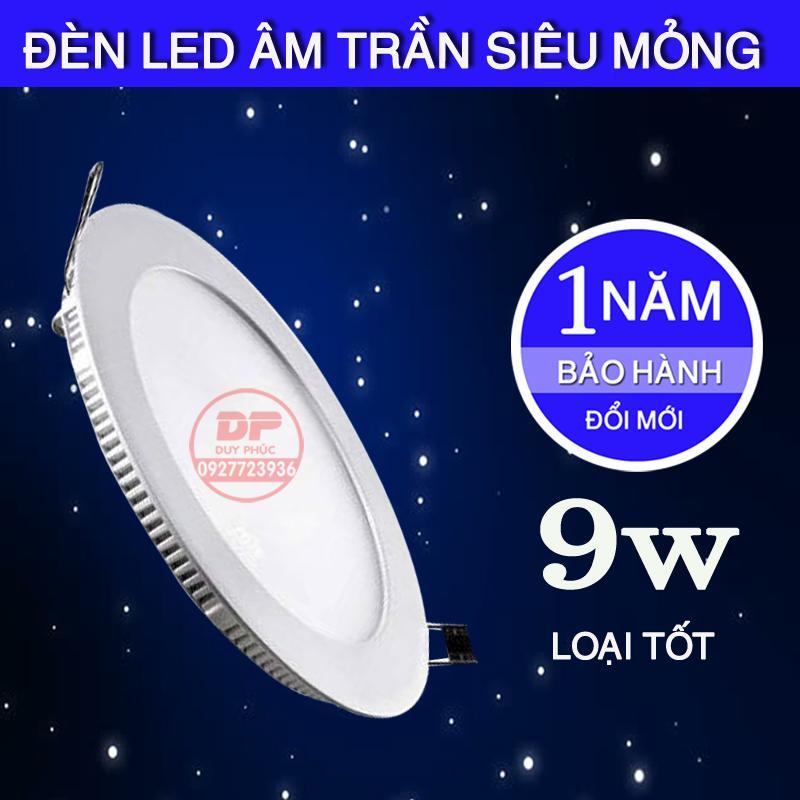 ĐÈN LED ÂM TRẦN SIÊU MỎNG 9W - LOẠI TỐT TIẾT KIỆM ĐIỆN ÁNH SÁNG DỄ CHỊU. Tiết kiệm điện, giảm hao phí điện năng Ánh sáng dễ chịu, không gây hại cho mắt