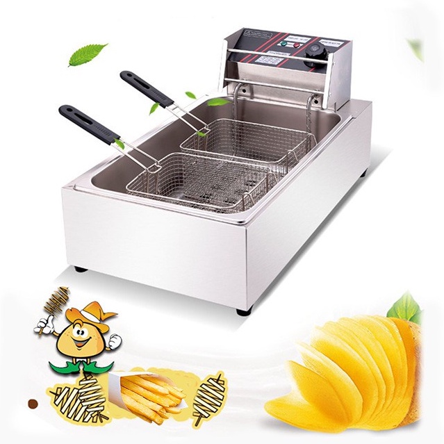 Bếp chiên nhúng điện, bếp chiên 12l loại công nghiệp