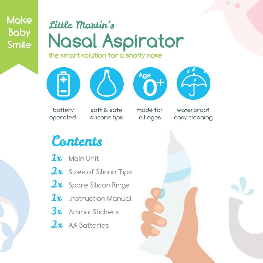 Máy hút mũi Little Martin's nhập khẩu Mỹ