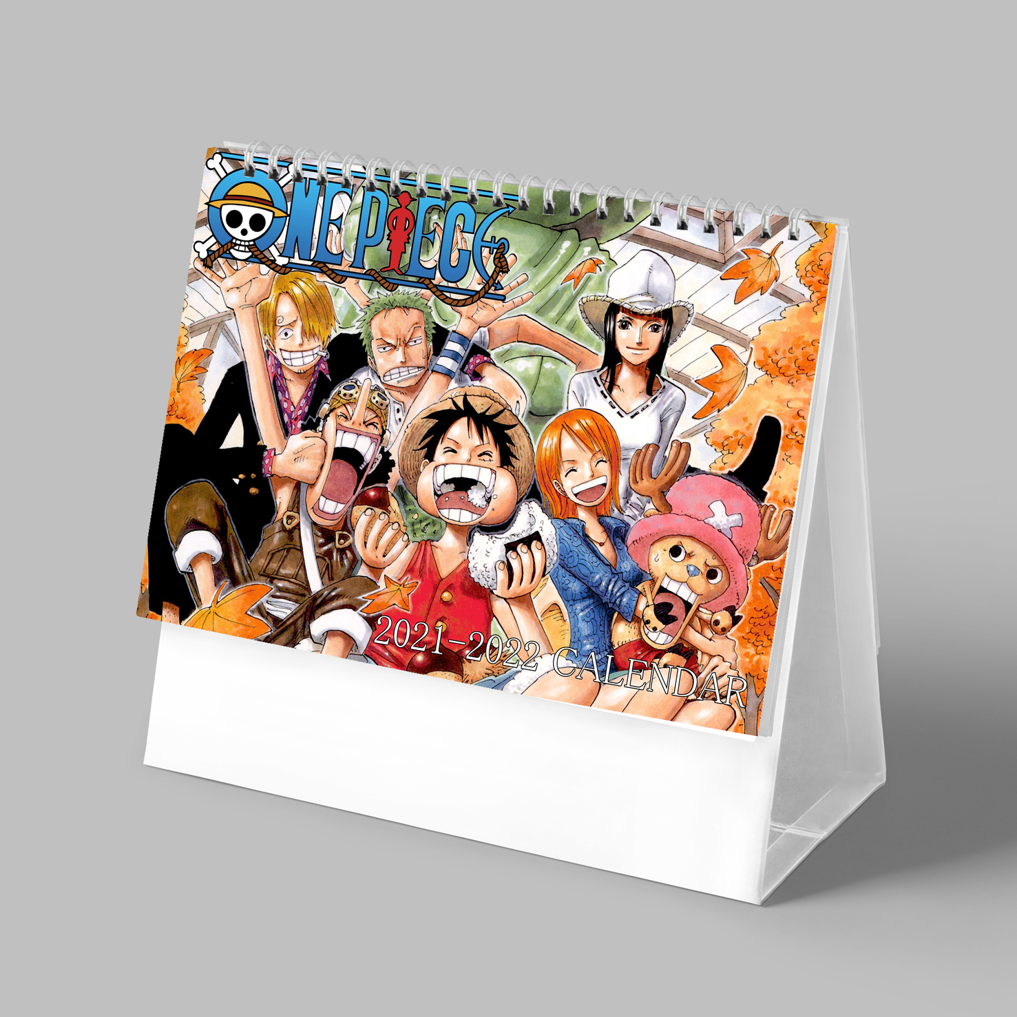 (Lịch 2021-2024) Lịch One Piece ĐẢO HẢI TẶC in ảnh đẹp anime chibi lịch để bàn