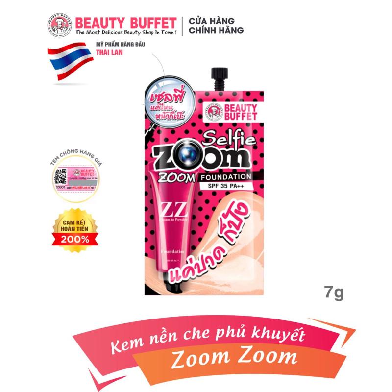 Kem nền Beauty Buffet Zoom Zoom SPF 35 PA++ gói 7g