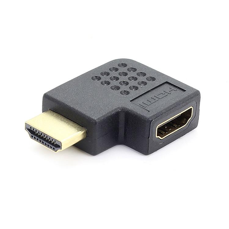 Đầu nối HDMI 2 đầu đực - cái cong 90 độ