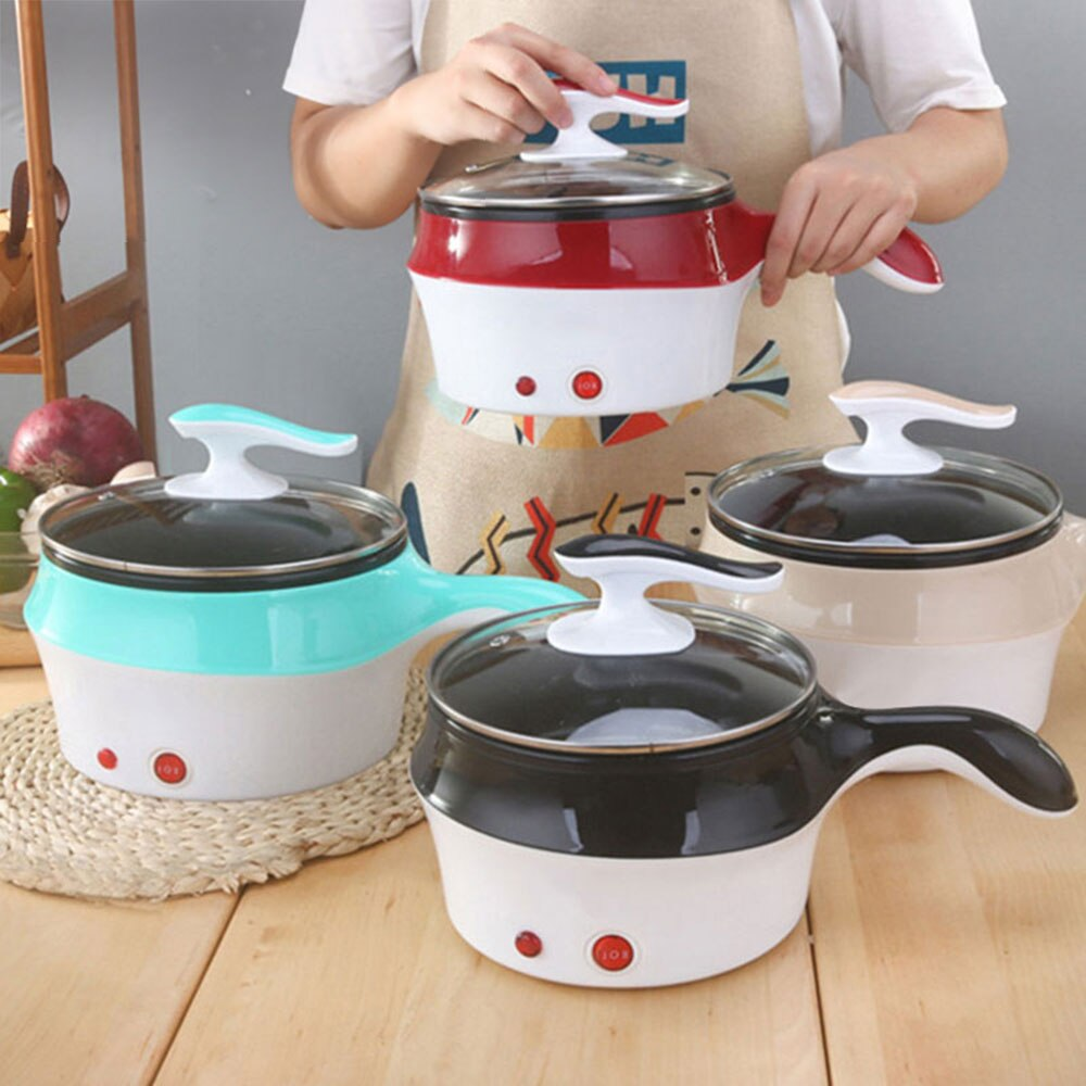 Nồi lẩu điện mini có vỉ hấp