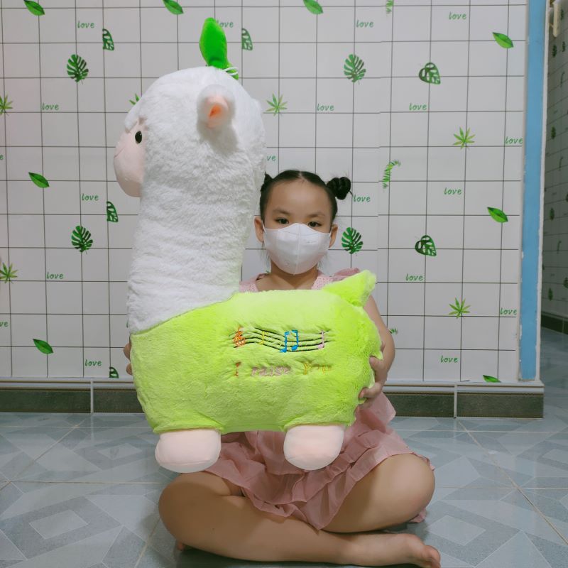 Gấu bông lạc đà Alpaca đeo tai nghe nhiều màu cao cấp giá rẻ