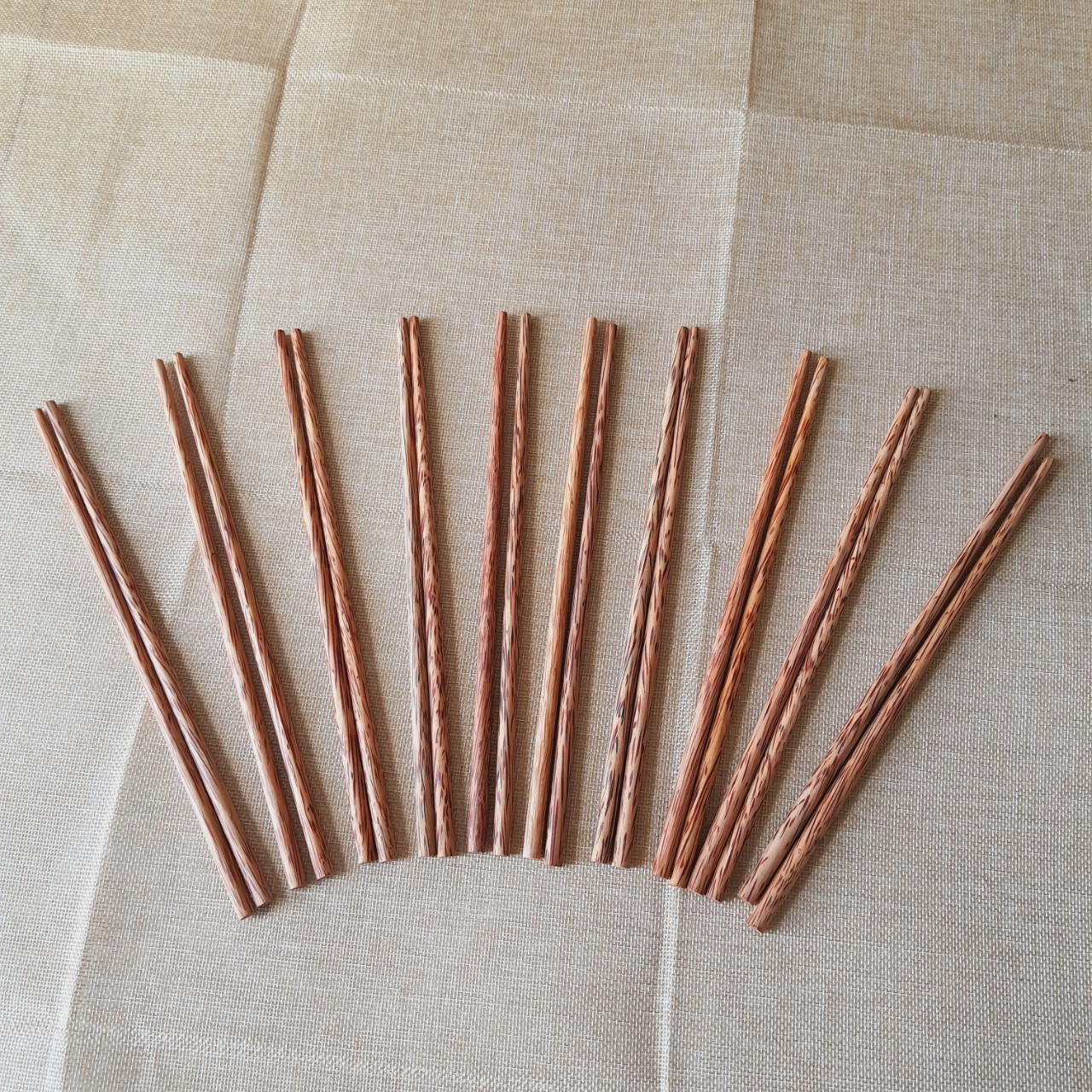 Bộ 10 đôi đũa gỗ dừa cao cấp