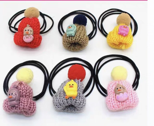 Dây Cột Tóc Mũ Len Siêu Xinh - phukienteen