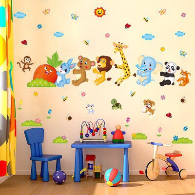 Decal dán tường cho bé NHỔ CÀ RỐT 1 XL8221. Giấy & Tranh trang trí phòng bé