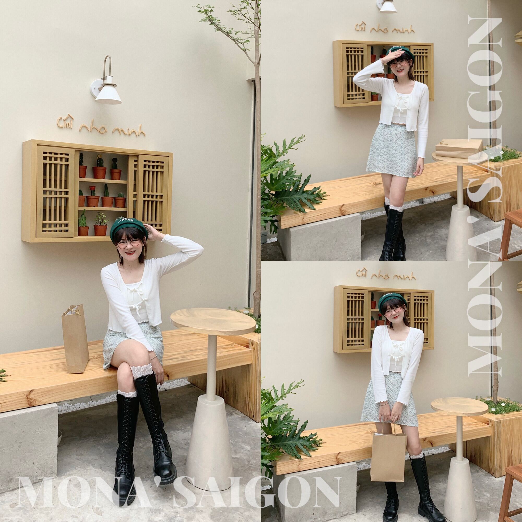 [VOUCHER 12%/149K] Set áo cardigan MONÁ - YURI