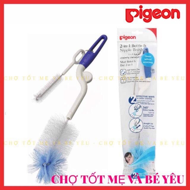 [HCM]CÂY SÚC BÌNH SỮA PIGEON 360 ĐỘ (cọ rửa bình sữa và núm ty)