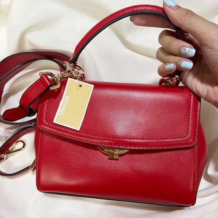 Túi xách Michael Kors Ava XS Bright Red (đỏ da mềm)