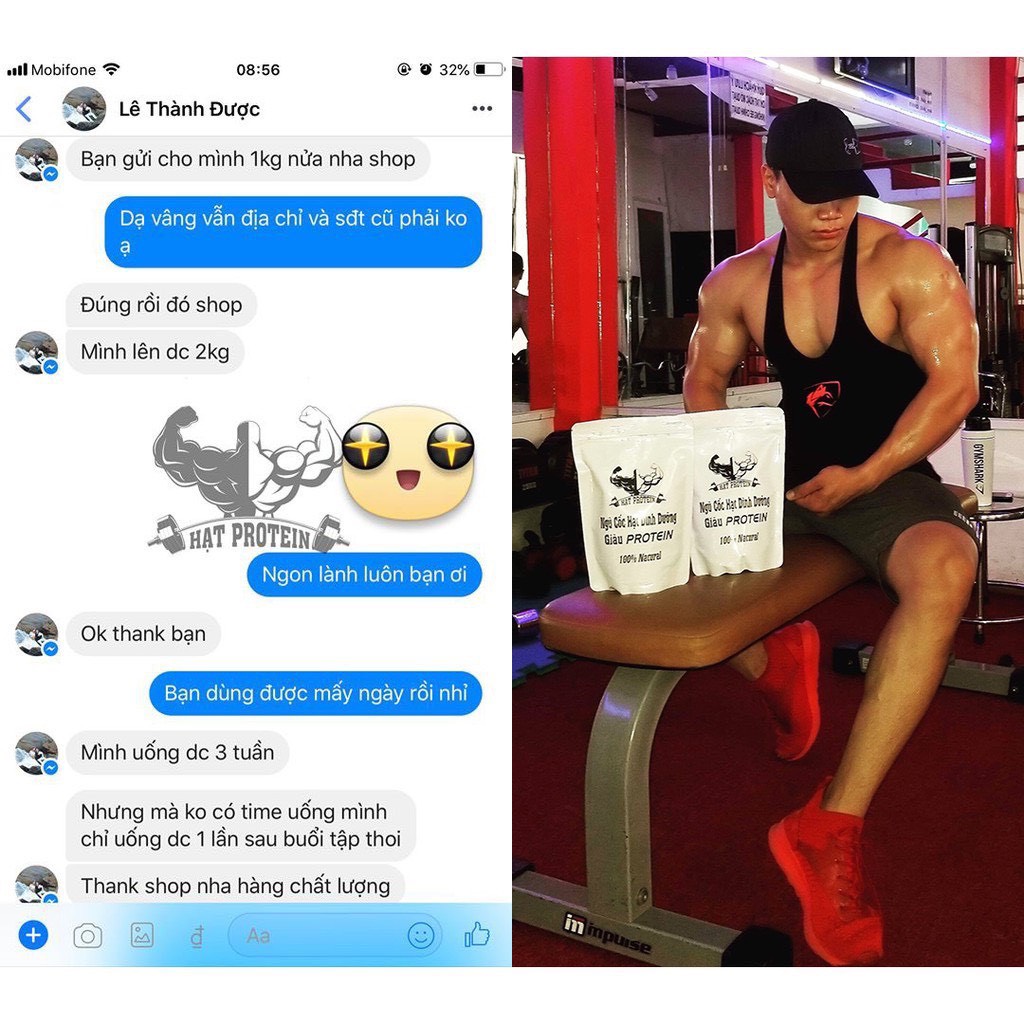 HẠT PROTEIN - SỮA TĂNG CÂN TĂNG CƠ