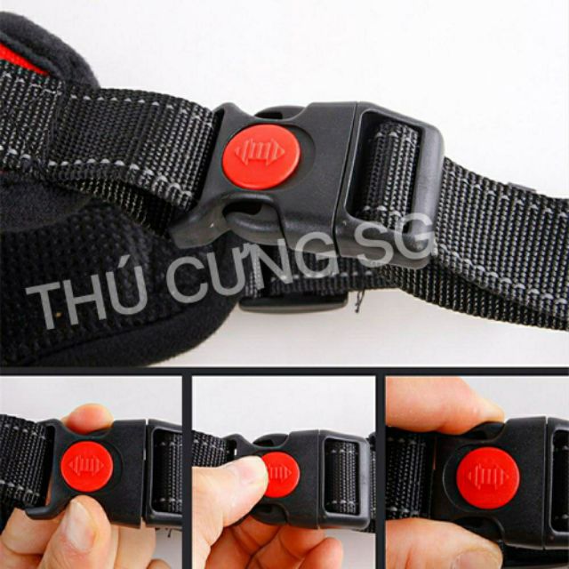 Đai lưng cao cấp chữ X cho chó
