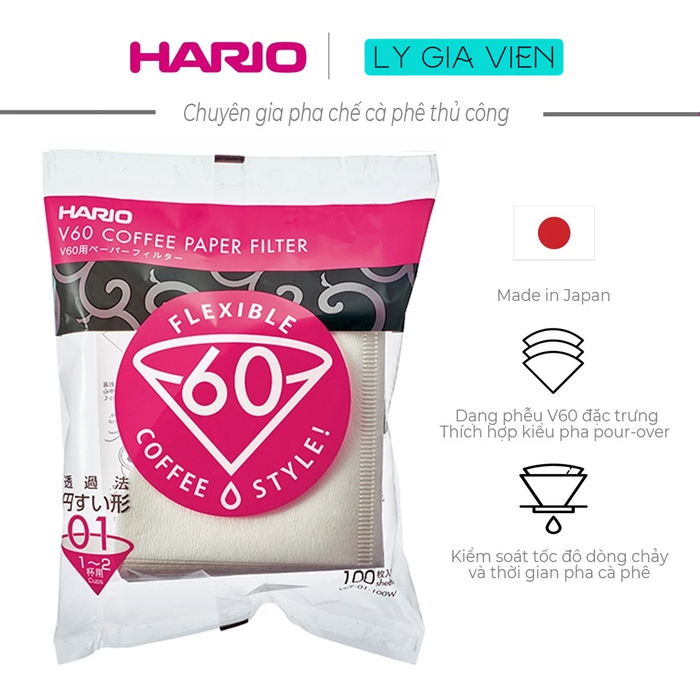 Hario V60 Coffee Paper Filter