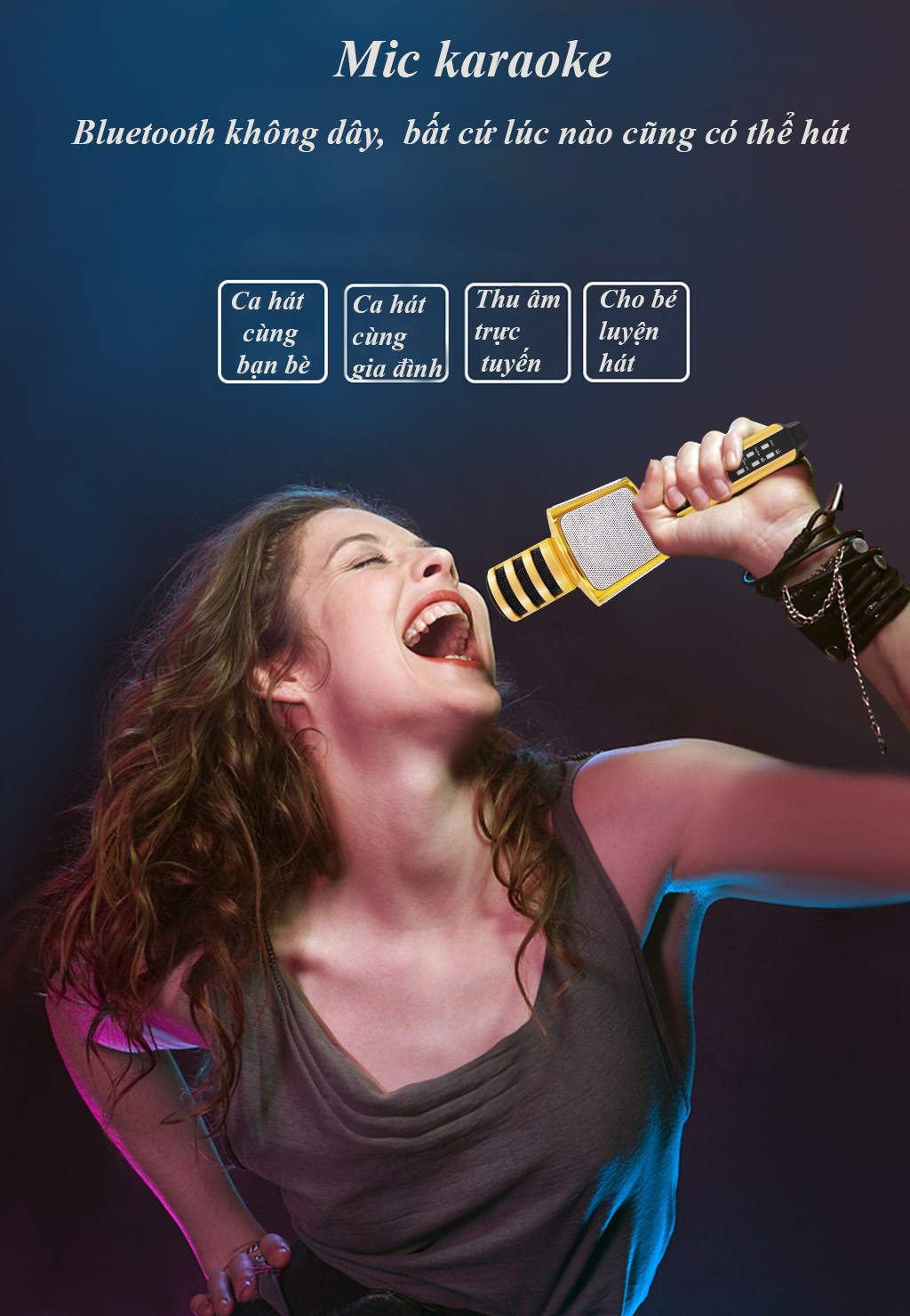 Micro karaoke bluetooth chính hãng SD17 của SDRD