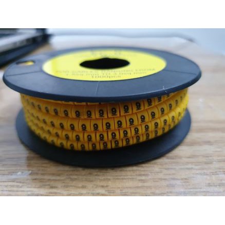 Đánh Dấu Dây Cáp Điện EC0 EC1 EC2 EC3 ECJ cuộn 1000 số