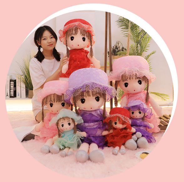 Búp bê cô gái cao cấp Đỏ