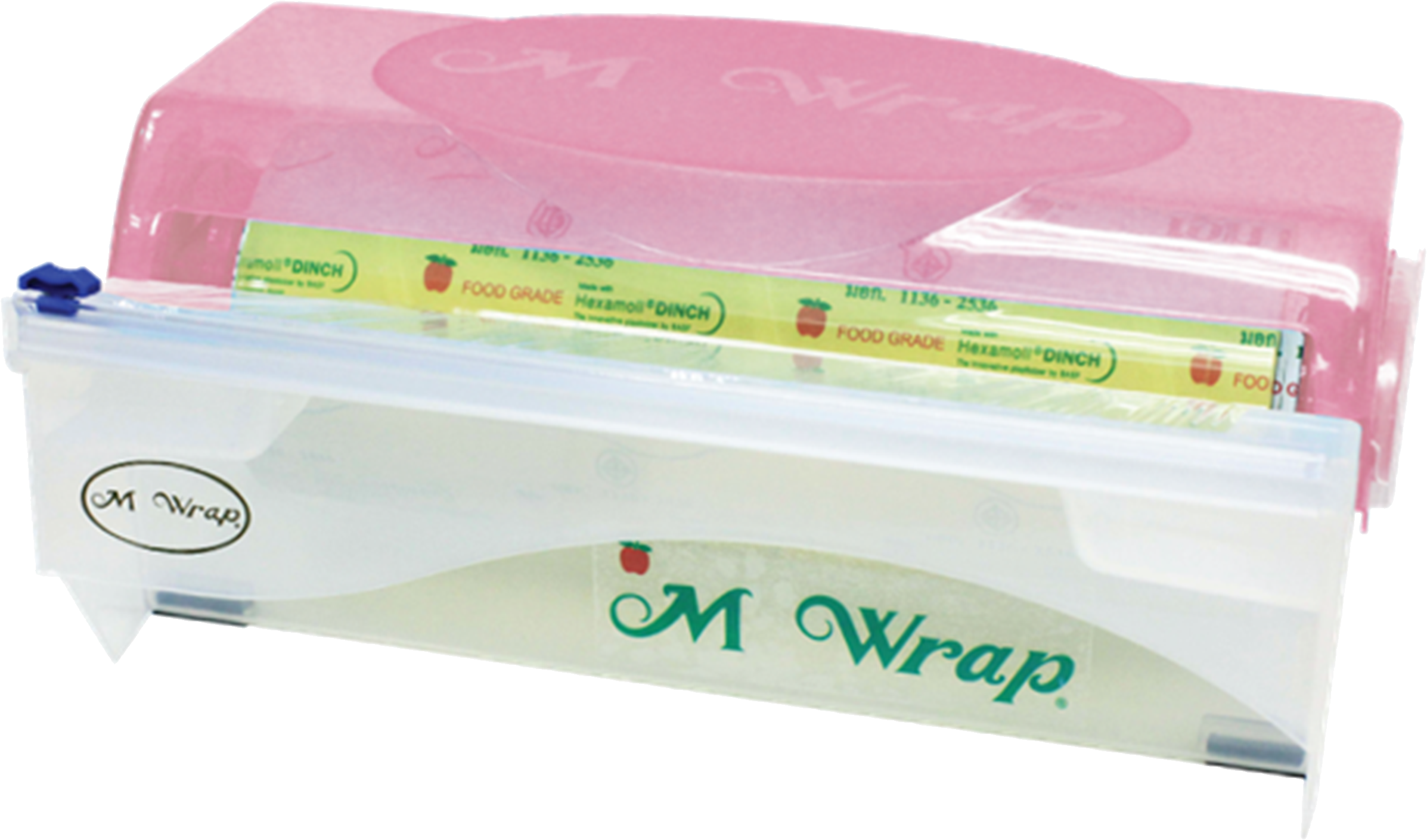 Combo Màng bọc thực phẩm PVC M Wrap cuộn lớn (30cm x 300m) + hộp M Box (màu ngẫu nhiên)
