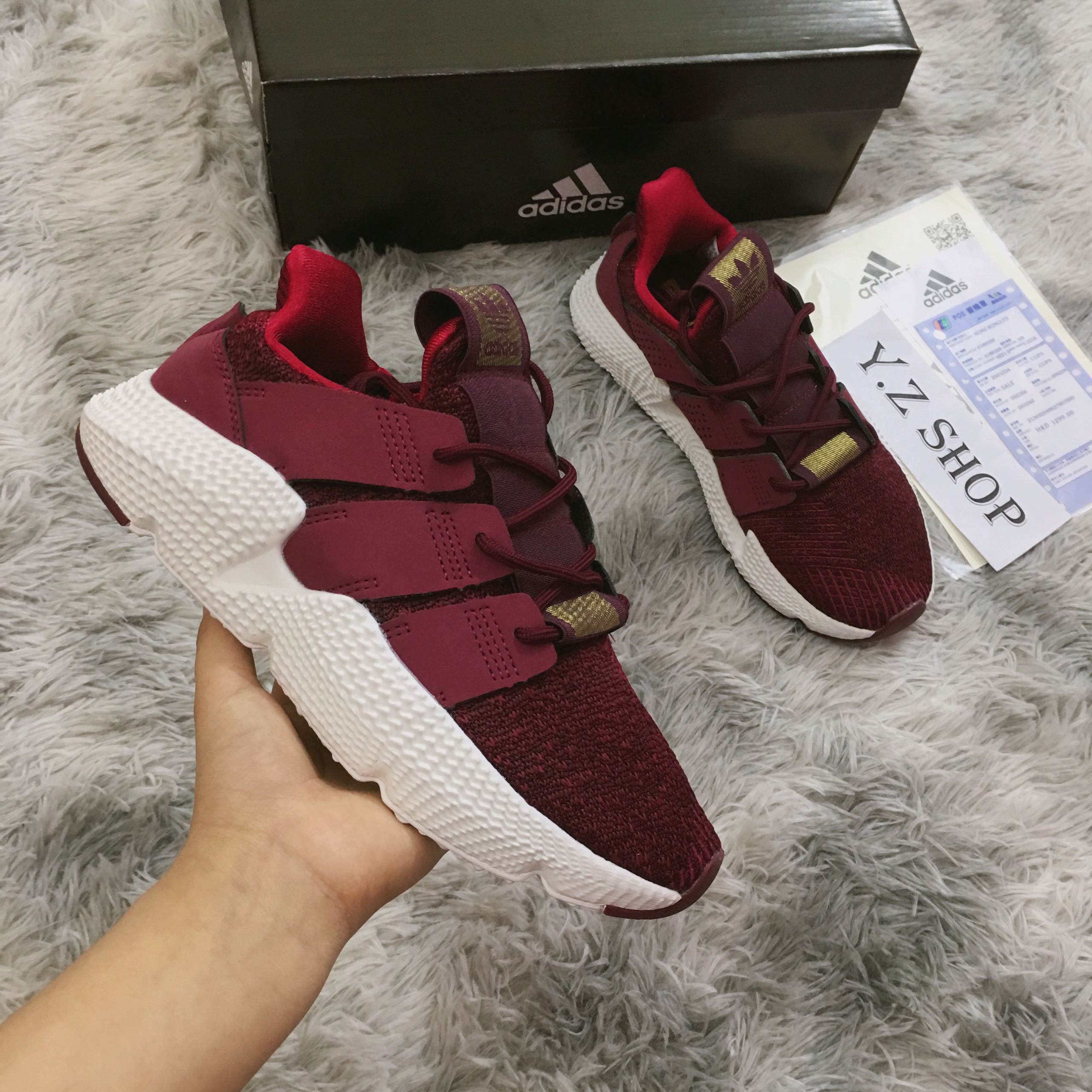 Giày Sneaker 🌿FULLBOX🌿 Giày Thể Thao PRO Đỏ Mận Nam Nữ Cao Cấp
