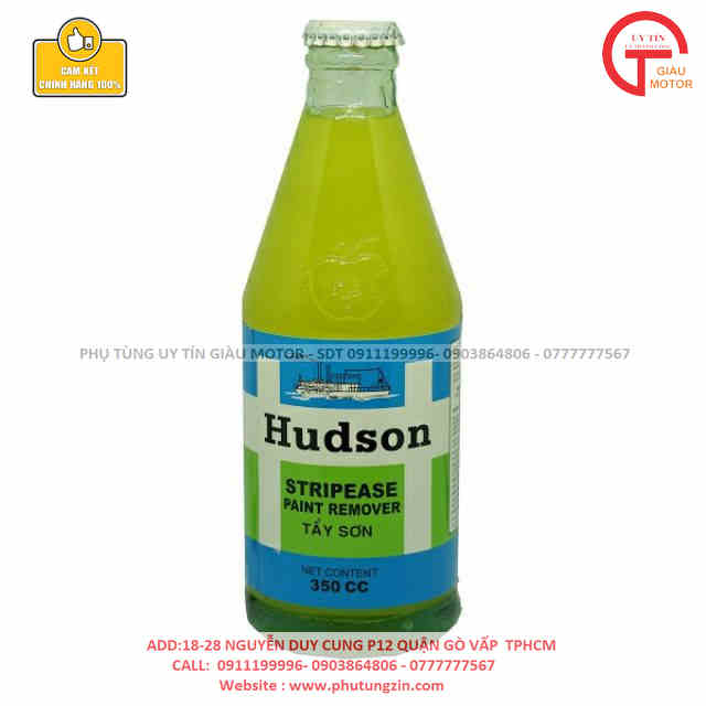 Chai tẩy sơn trên bề mặt kim loại hudson , chai 350cc