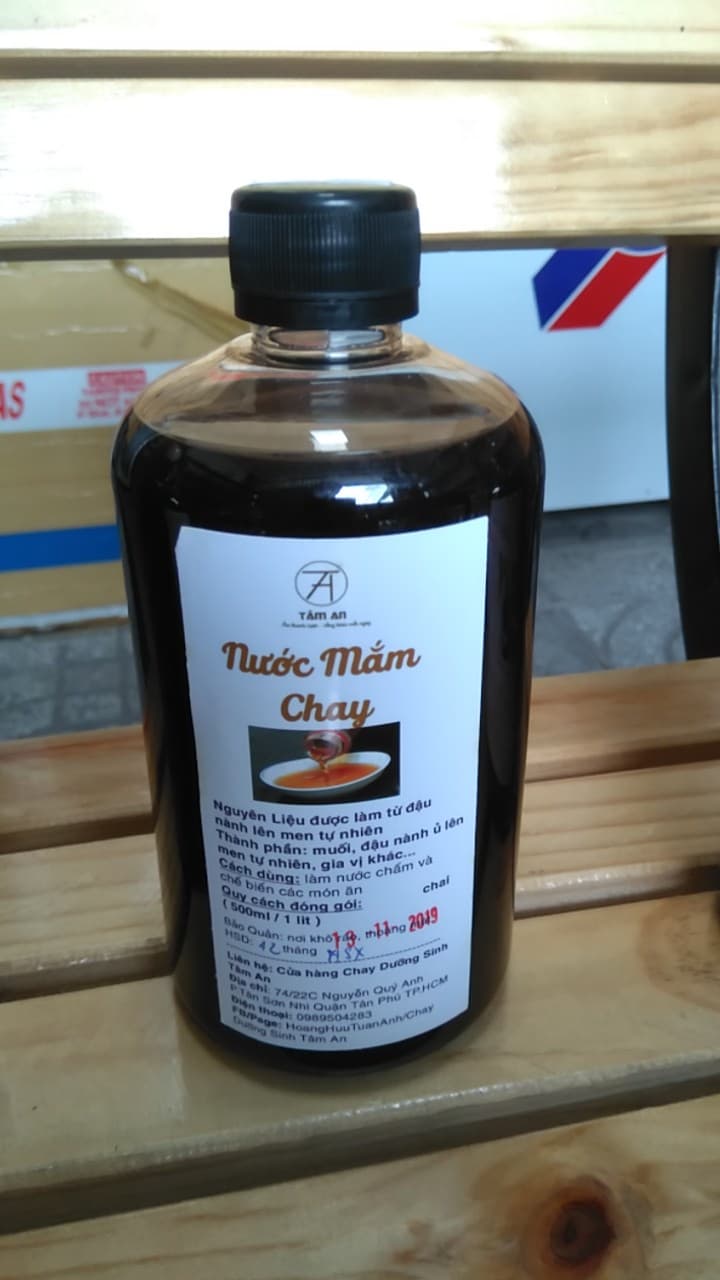 Nước mắm CHAY thực dưỡng 500ml