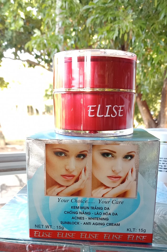 KEM ELISE DƯỠNG TRẮNG DA, NGỪA MỤN, CHỐNG NẮNG, GIẢM LÃO HÓA 15G