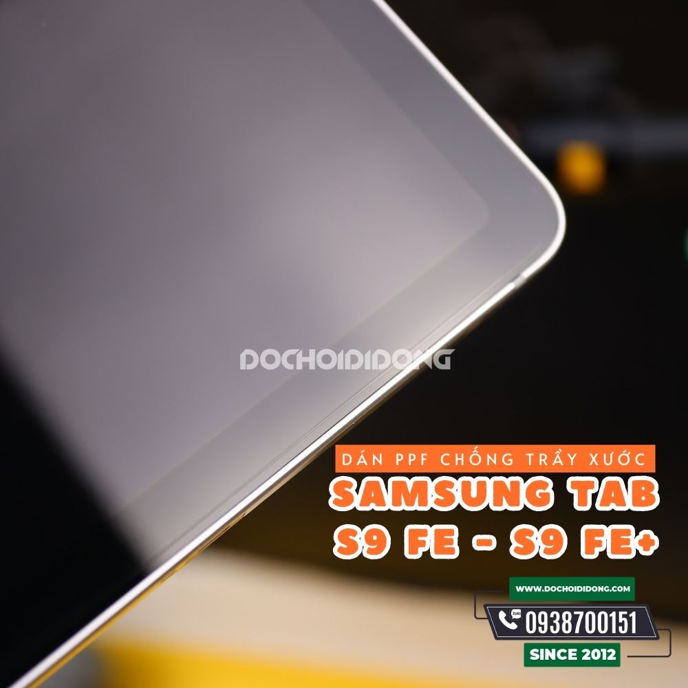 Miếng dán PPF Hydorgen Samsung Tab S9 FE - S9 FE+ Plus trong, nhám cao cấp