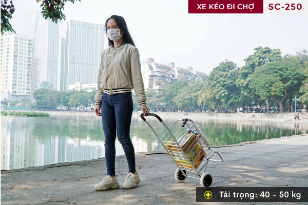 Xe kéo đi chợ đa năng FUJIHOME SC-250