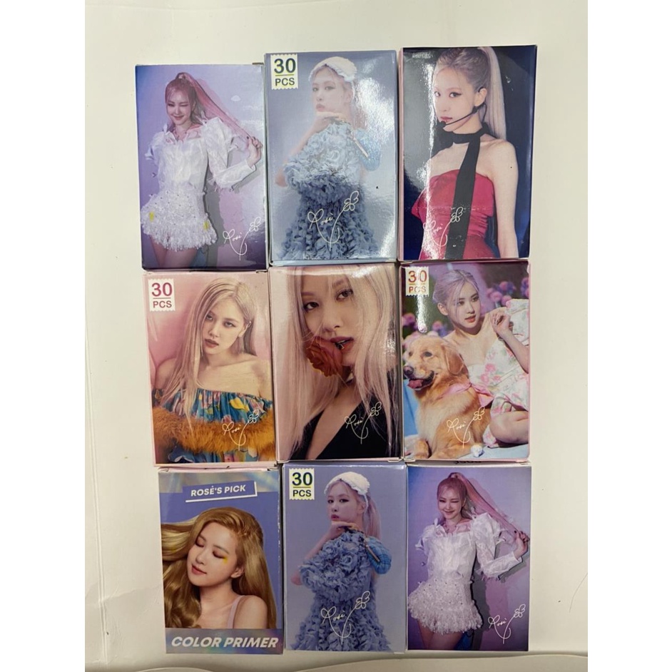 Hộp ảnh BLACK PINK 30 ảnh ROSE