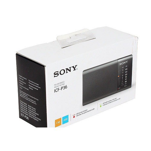 Đài radio Sony ICF-P36  ( Kèm Pin )