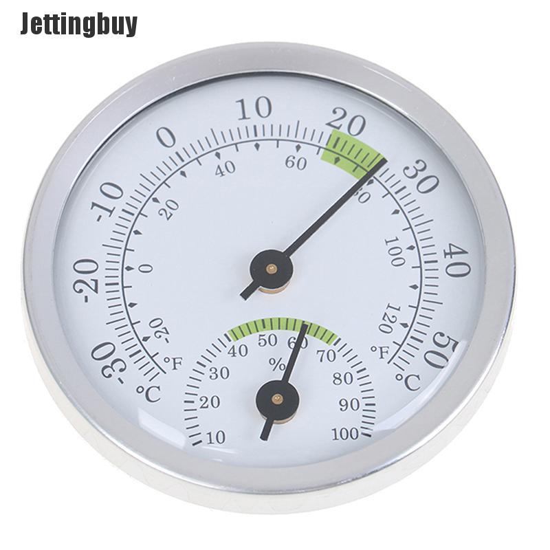 Jettingbuy Wall Mounted Household Analog Thermometer Hygrometer For Sauna Room Household